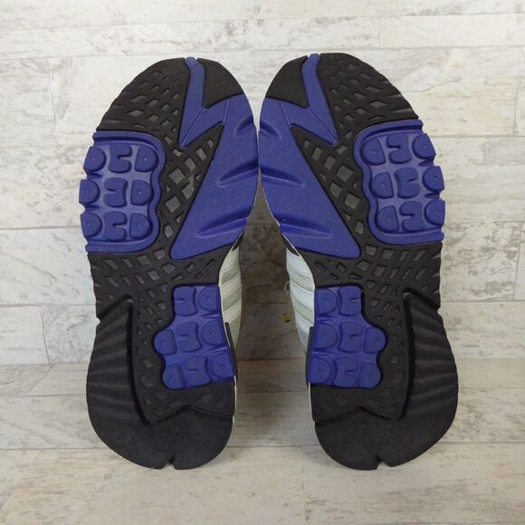 Adidas Nite Jogger Shoes Mens Size 6 Gray Black Athletic Running Sneakers - Picture 8 of 12